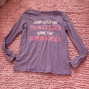 Children’s place purple t shirt L